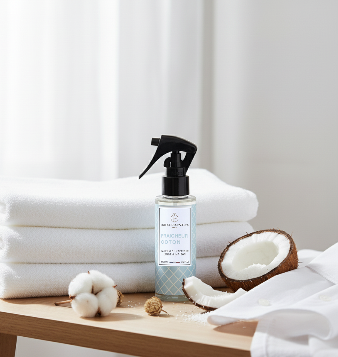 Raum- & Textilduft FRAICHEUR COTON 100ml