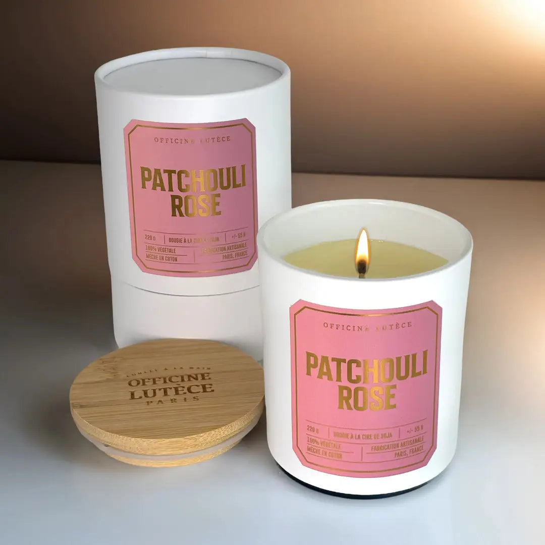 Duftkerze PATCHOULI ROSE